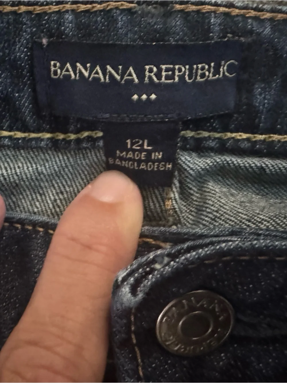 Banana Republic Women's Dark Wash Straight-Leg Jeans